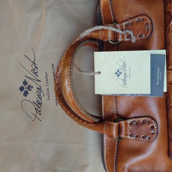 EUC Patricia Nash Burnished Tool Collection Satchel - Picture 3 of 14